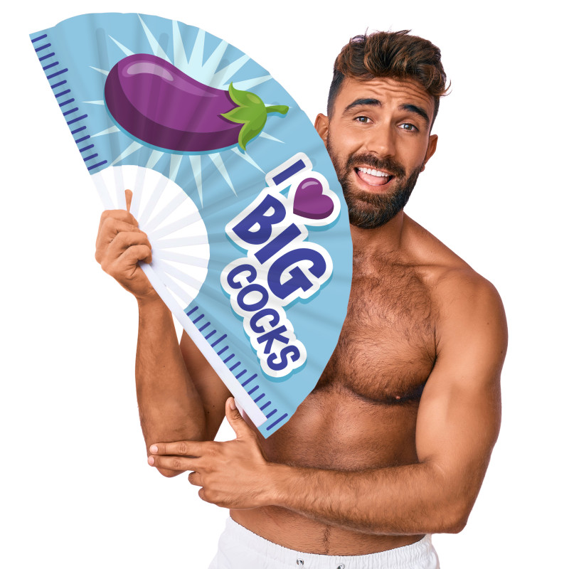 M Proud Éventail I Love Big Cocks 64cm